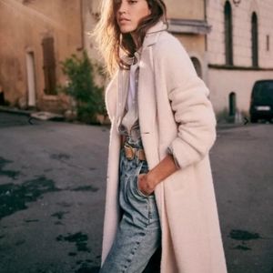 Sezane Austin trousers high waisted French imported denim